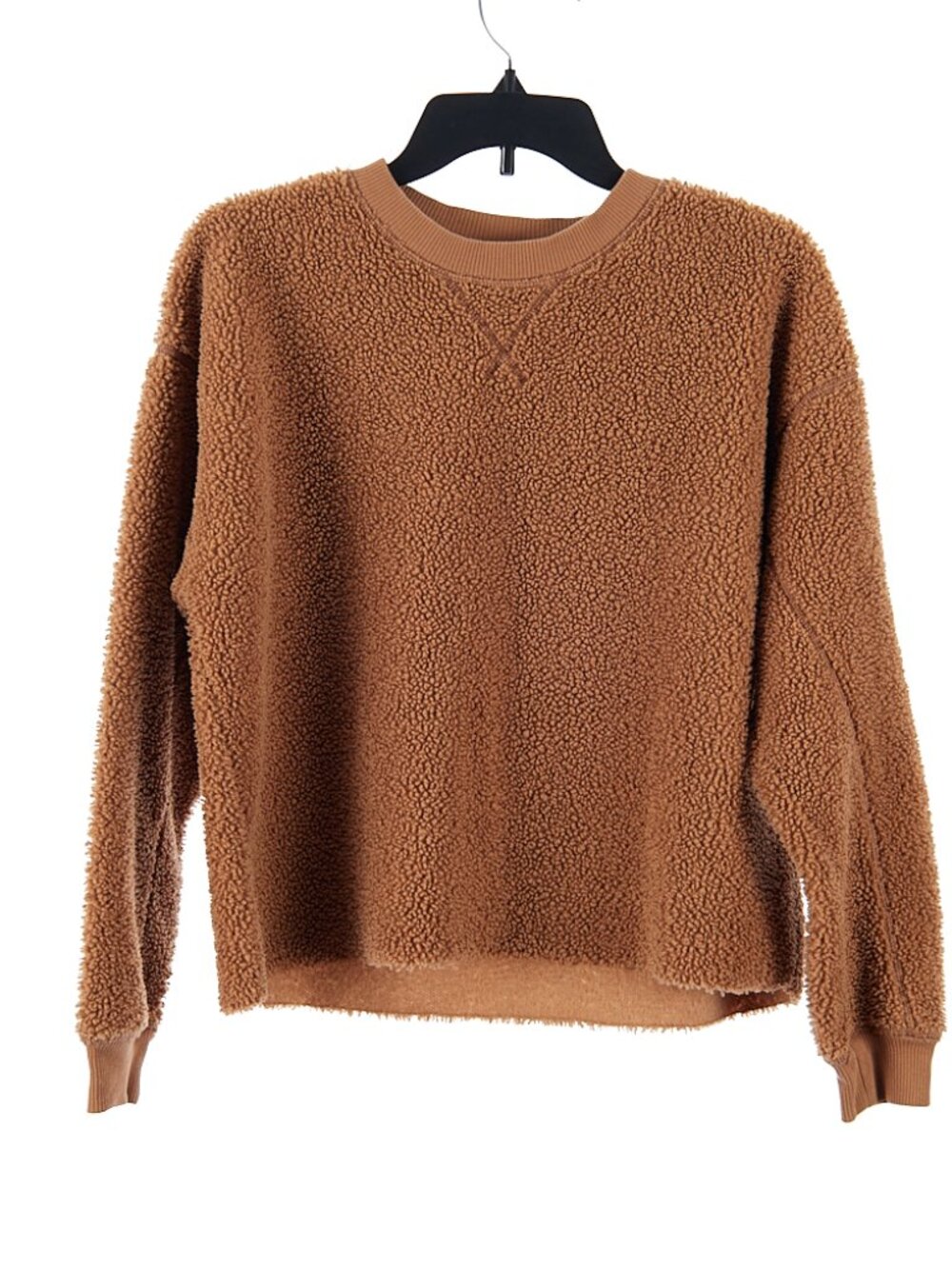 American Eagle Outfitters Sherpa Pullover Crewneck Sweatshirt Women's XS